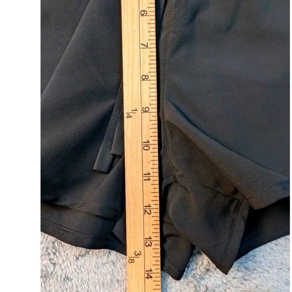 JoyLab Black Pleated Side Woven Athletic Shorts Size XS 3" Inseam Flowy Running - Picture 10 of 10